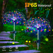 Waterproof Solar Garden Fireworks Lamp