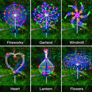 Waterproof Solar Garden Fireworks Lamp