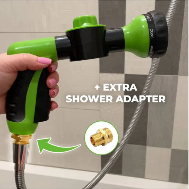 Sprayer Nozzle Hose dog shower Gun 3 Mode Adjustable Pet Wash